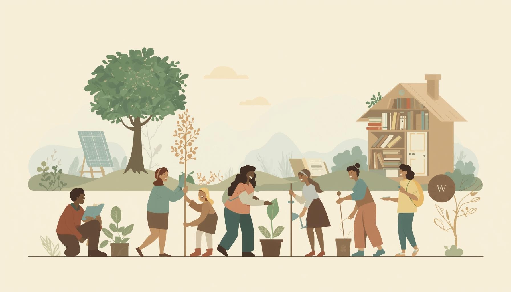 Volunteers, Education, Sustainability, Grants, and Accountability